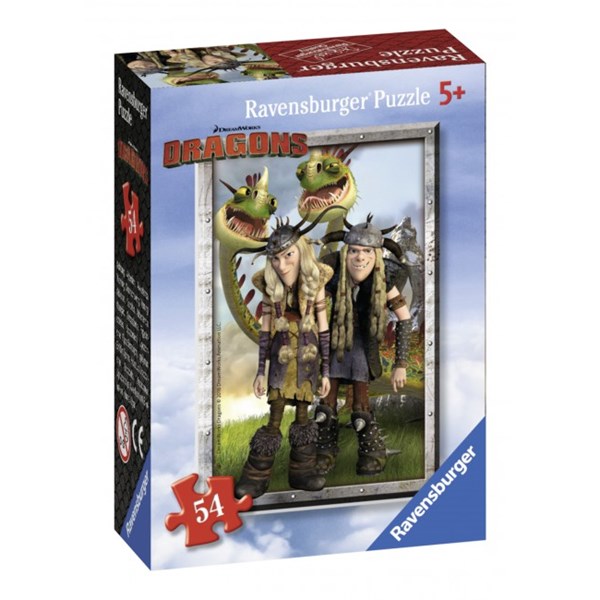 Ravensburger (72614-09436-1) - "Dragons" - 54 brikker puslespil