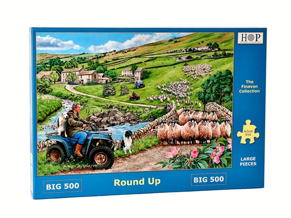 The House of Puzzles (4371) - "Round Up" - 500 brikker puslespil