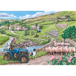 The House of Puzzles (4371) - "Round Up" - 500 brikker puslespil
