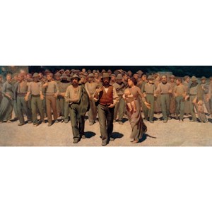 Ravensburger (19006) - Giuseppe Pellizza da Volpedo: "Il Quarto Stato, 1901" - 1000 brikker puslespil