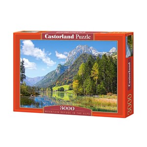Castorland (C-300273) - "Mountain Refuge in the Alps" - 3000 brikker puslespil