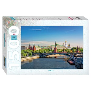 Step Puzzle (83052) - "Kremlin, Moscow" - 1500 brikker puslespil