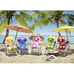 Ravensburger (19701) - "Gelinis in summer vacation" - 1000 brikker puslespil