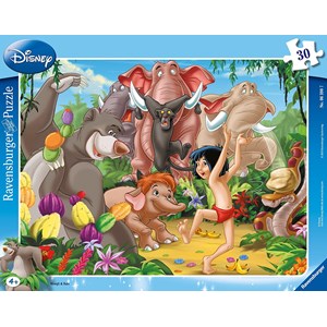 Ravensburger (06398) - "The Jungle Book, Mowgli and Baloo" - 30 brikker puslespil