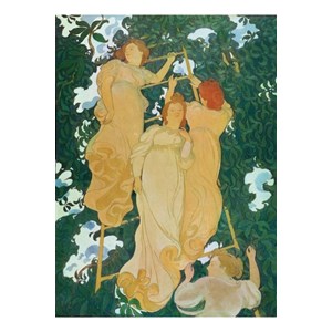 Puzzle Michele Wilson (A235-250) - Maurice Denis: "Ladder in the leaves" - 250 brikker puslespil