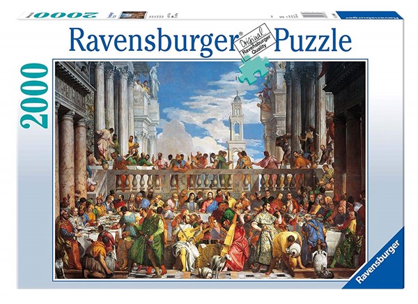 Ravensburger (16653) - Paolo Veronese: "Wedding at Cana" - 2000 brikker puslespil