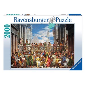 Ravensburger (16653) - Paolo Veronese: "Wedding at Cana" - 2000 brikker puslespil
