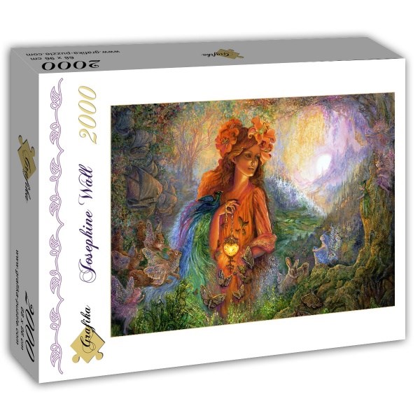 Grafika (T-00367) - Josephine Wall: "Lighting the Way" - 2000 brikker puslespil