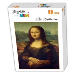 Grafika Kids (00061) - Leonardo Da Vinci: "Leonardo da Vinci 1503-1506" - 12 brikker puslespil