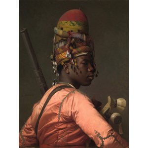 Grafika (00449) - Jean-Leon Gerome: "Chef Bachi-Bazouk, 1869" - 2000 brikker puslespil