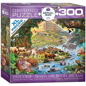 Eurographics (8300-0980) - Steve Crisp: "Noah's Ark, Before the Rain" - 300 brikker puslespil