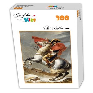 Grafika Kids (00349) - Jacques-Louis David: "Napoleon Crossing the Alps" - 300 brikker puslespil