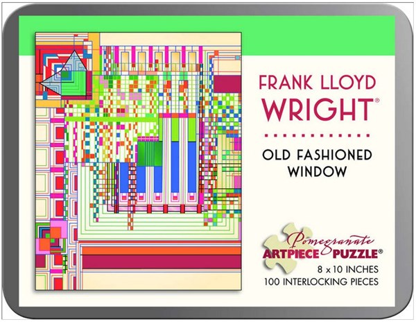 Pomegranate (AA759) - Frank Lloyd Wright: "Old Fashioned Window" - 100 brikker puslespil