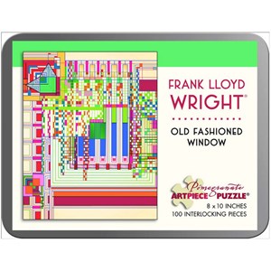Pomegranate (AA759) - Frank Lloyd Wright: "Old Fashioned Window" - 100 brikker puslespil
