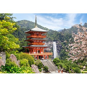 Castorland (C-103201) - "Seiganto-Ji Temple, Japan" - 1000 brikker puslespil