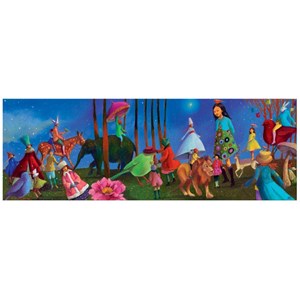 Djeco (07612) - "Wonderful Walk" - 350 brikker puslespil