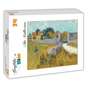 Grafika Kids (00994) - Vincent van Gogh: "Farmhouse in Provence, 1888" - 24 brikker puslespil