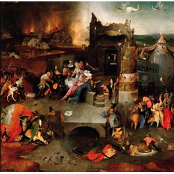 Grafika (01165) - Jerome Bosch: "The Temptation of Saint Anthony, 1495-1515" - 1500 brikker puslespil
