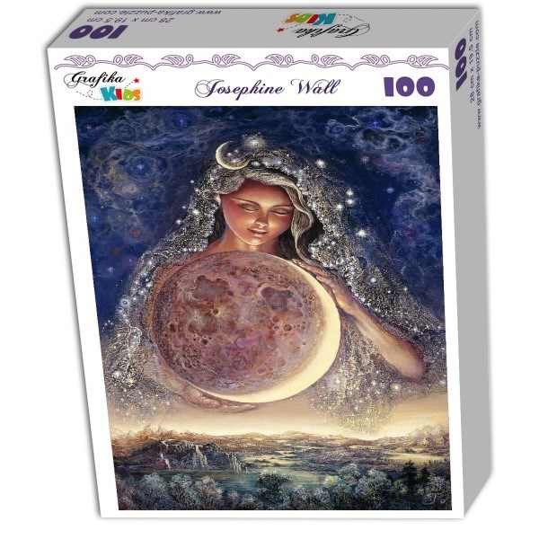 Grafika (01584) - Josephine Wall: "Moon Goddess" - 100 brikker puslespil