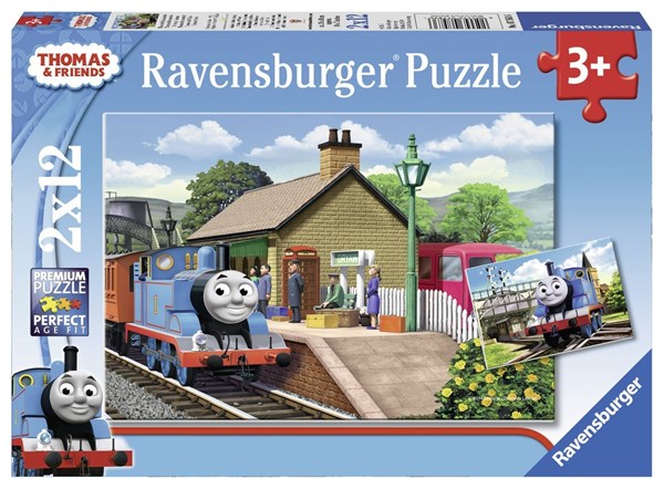 Ravensburger (07583) - "Thomas & Friends" - 12 brikker puslespil