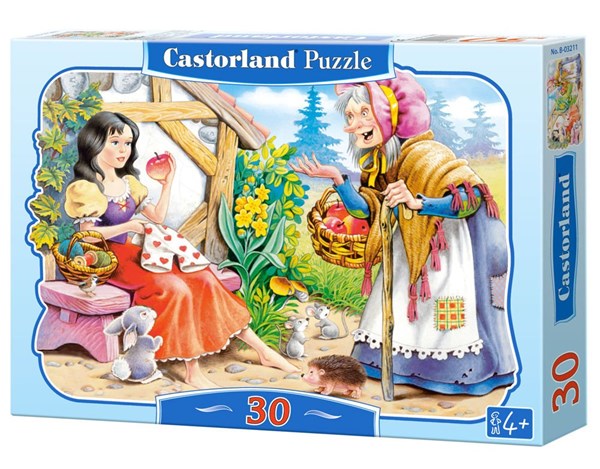 Castorland (B-03211) - "Blanche Neige and witch" - 30 brikker puslespil