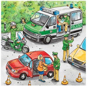 Ravensburger (09221) - "Police Forces" - 49 brikker puslespil