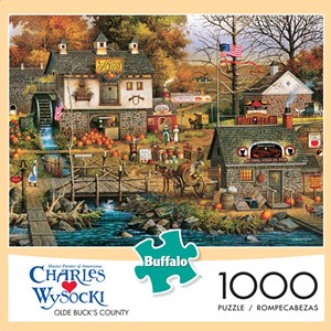 Buffalo Games (11435) - Charles Wysocki: "Olde Buck's County" - 1000 brikker puslespil
