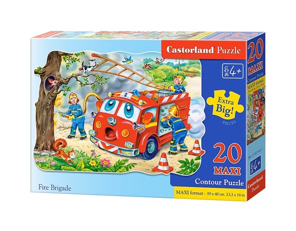 Castorland (C-02146) - "Firemen" - 20 brikker puslespil