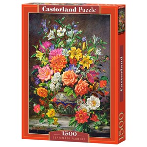 Castorland (C-151622) - "September Flowers" - 1500 brikker puslespil