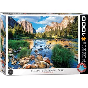 Eurographics (6000-0947) - "Yosemite National Park" - 1000 brikker puslespil