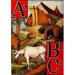 Grafika (00560) - "McLoughlin Bros: The Ark alphabet, 1868" - 1000 brikker puslespil
