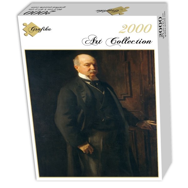 Grafika (02072) - John Singer Sargent: "Peter A. B. Widener, 1902" - 2000 brikker puslespil