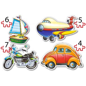 Castorland (В-04119) - "Post Transportation" - 4 5 6 7 brikker puslespil