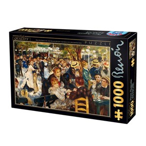 D-Toys (66909-6) - Pierre-Auguste Renoir: "The Galette Windmill Ball" - 1000 brikker puslespil