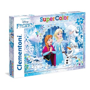 Clementoni (27985) - "Frozen" - 104 brikker puslespil