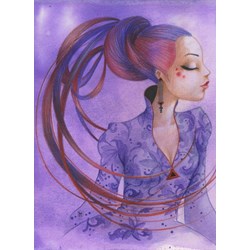 Grafika Kids (00753) - Misstigri: "Violette" - 300 brikker puslespil