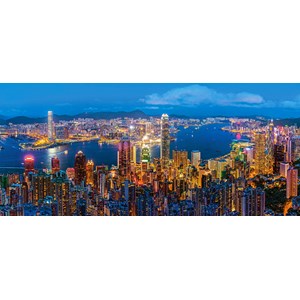 Castorland (B-060290) - "Hong Kong Twilight" - 600 brikker puslespil