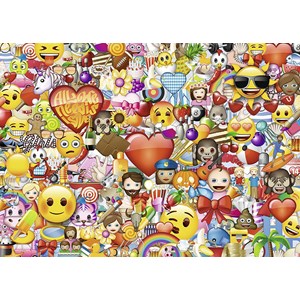 Ravensburger (19772) - "Emoji" - 1000 brikker puslespil