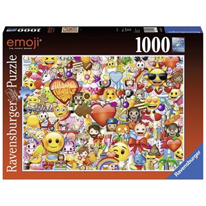 Ravensburger (19772) - "Emoji" - 1000 brikker puslespil