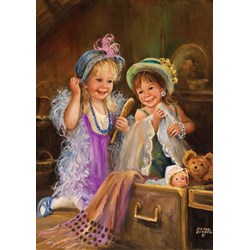 Art Puzzle (4461) - "Beauties in the Attic" - 1000 brikker puslespil
