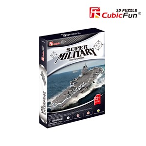 Cubic Fun (P677h) - "USS Enterprise" - 121 brikker puslespil