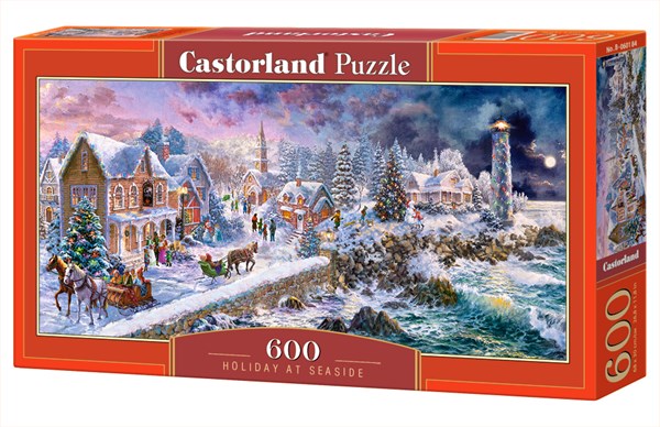 Castorland (B-060184) - "Holiday at Seaside" - 600 brikker puslespil
