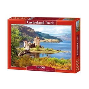 Castorland (C-200016) - "Eilean Donan Castle, Scotland" - 2000 brikker puslespil