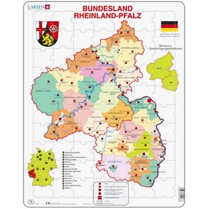 Larsen (K26) - "Bundesland, Rheinland-Pfalz" - 70 brikker puslespil