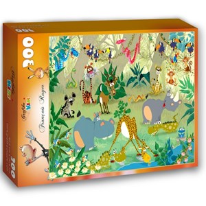 Grafika Kids (00870) - François Ruyer: "Jungle" - 300 brikker puslespil