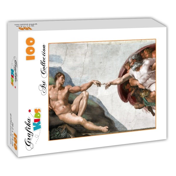 Grafika Kids (00074) - Michelangelo: "Michelangelo, 1508-1512" - 100 brikker puslespil