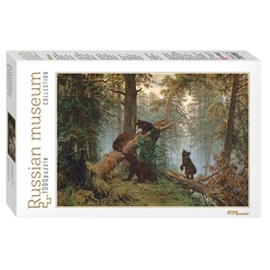 Step Puzzle (79218) - Ivan Sjisjkin: "Morning in a Pine Forest" - 1000 brikker puslespil