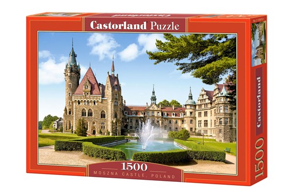 Castorland (C-150670) - "Moszna Castle, Poland" - 1500 brikker puslespil