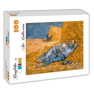 Grafika Kids (00003) - Vincent van Gogh: "La Sieste (d'après Millet), 1890" - 100 brikker puslespil