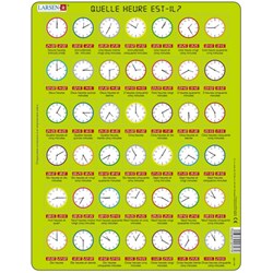 Larsen (OB7-FR) - "What time is it? - FR" - 42 brikker puslespil